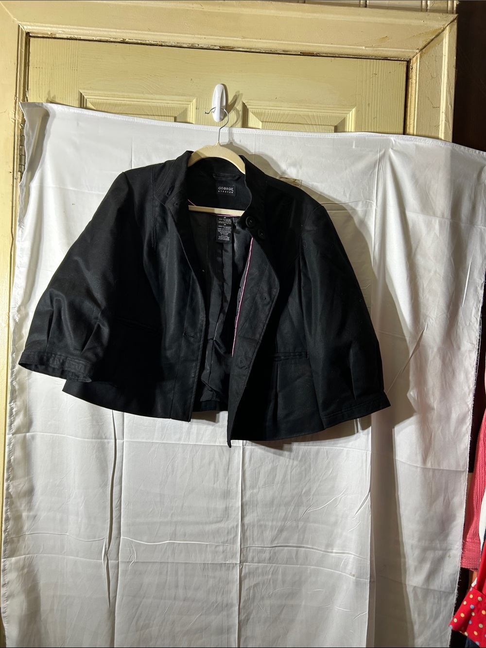 George Black Cropped Blazer Jacket